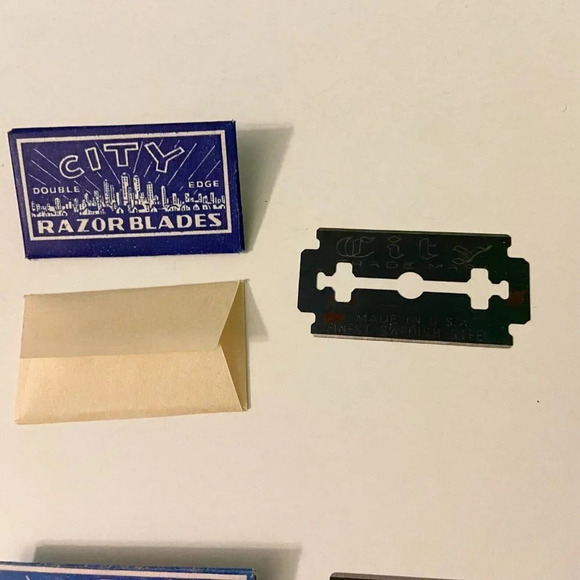Vintage City Razor Blades Double Edge USA Lot of 5 - Picture 11 of 16